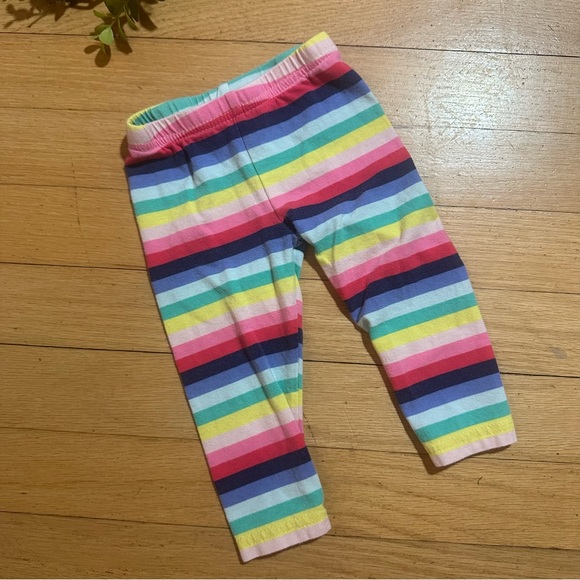 2/$10 Sale! Carter’s Gray Ruffle Pants and Striped Pants Size 6 Months - Picture 5 of 6